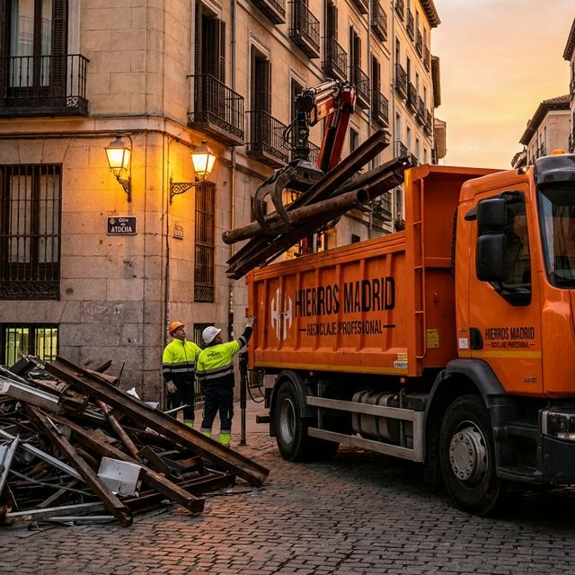 Compra de chatarra y metales en Madrid - hierro, cobre, aluminio al mejor precio