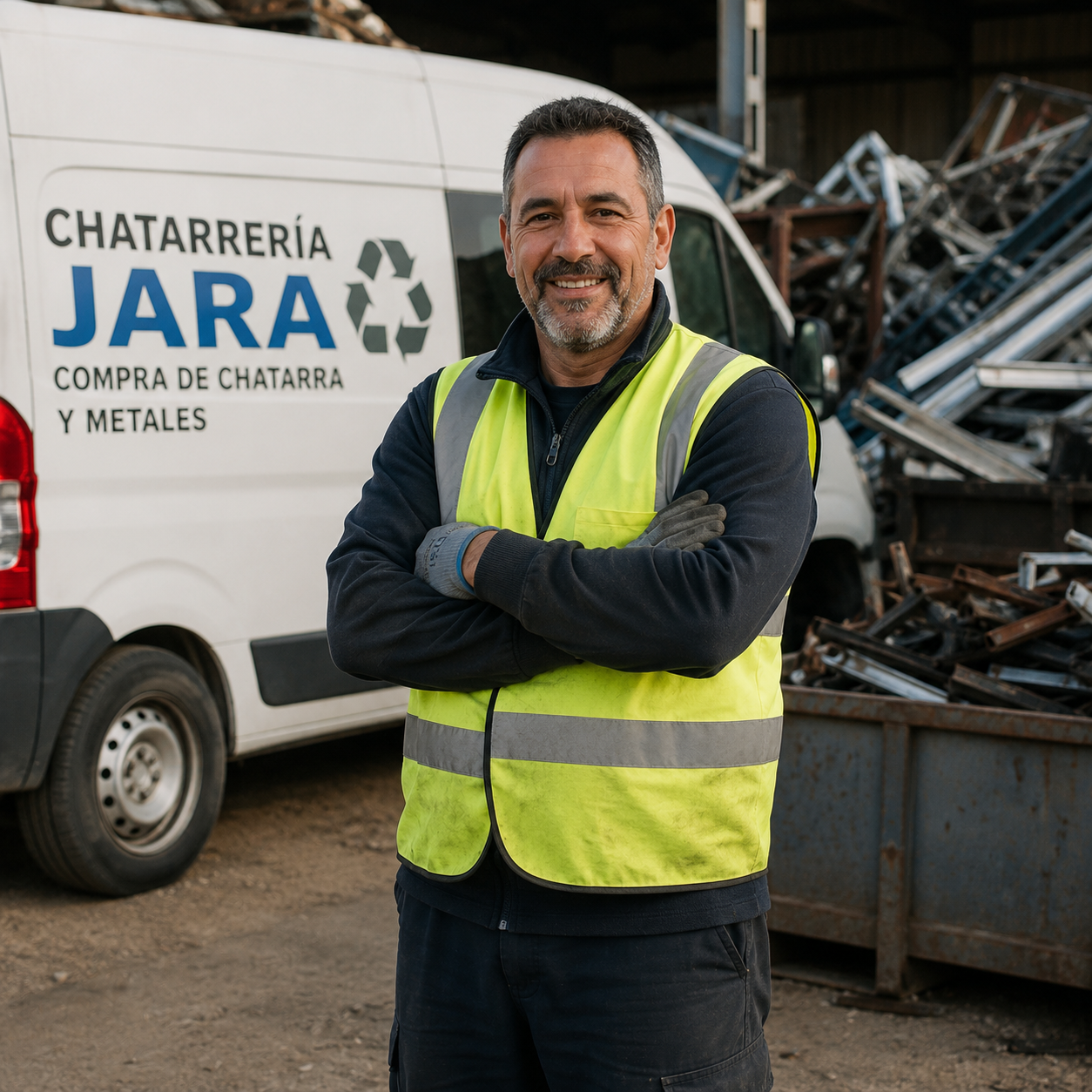 Jesús, responsable de Chatarrería JARA en Madrid